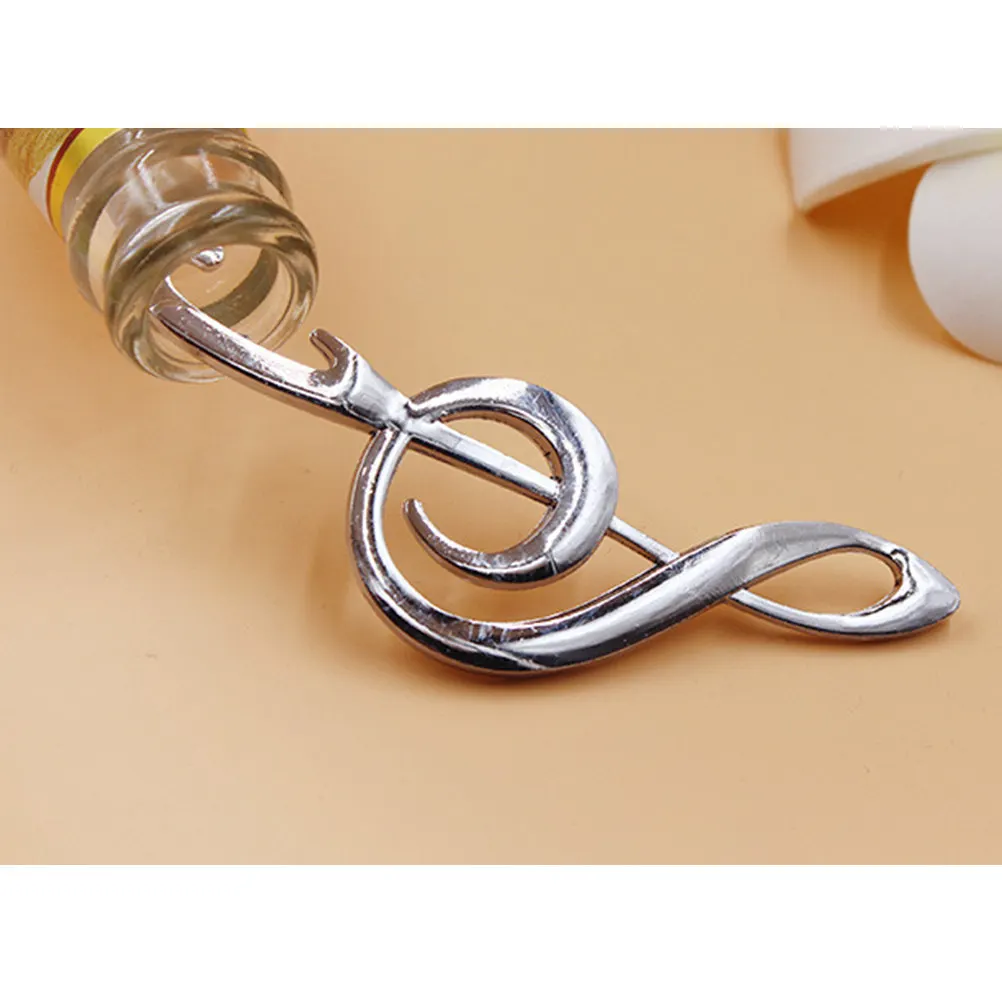 2Pcs Portable Alloy Note Shape Bottle Open Beer Bottle For Home Bar Graduation Opener Premium Soda Can Party Wedding