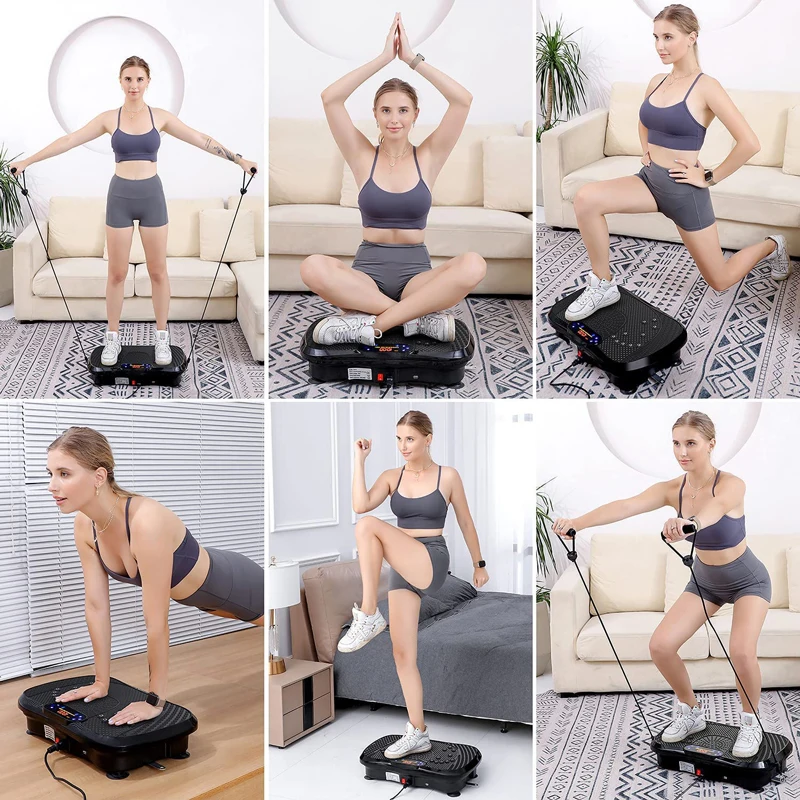 R Good Quality Home Gym Fitness Whole Body Exercise Vibration Machine Platform Plate With 500W/1000W/2000W