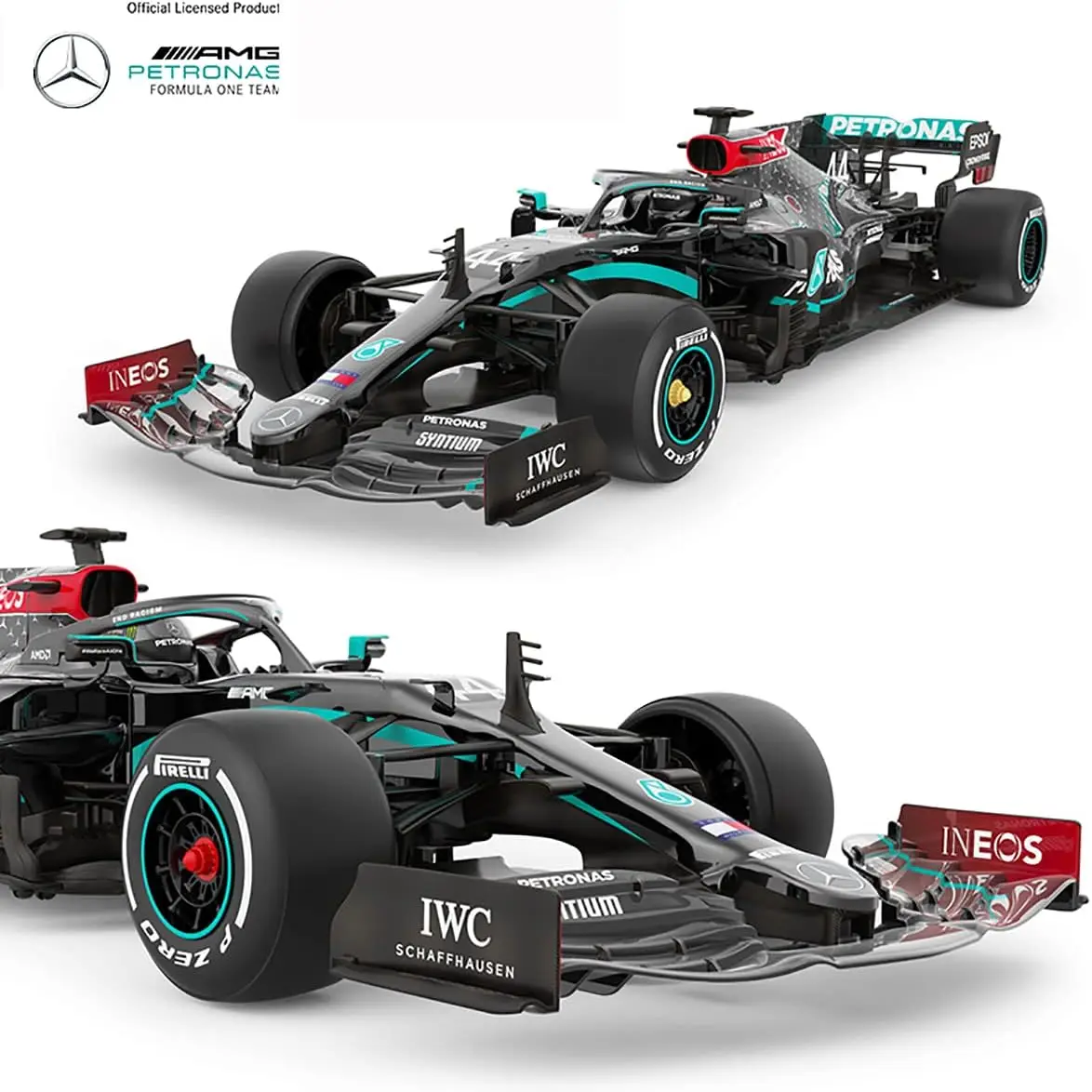 Rastar F1 Remote Control Car 1:18 Scale Officially Licensed RC Series Mercedes-AMG F1 W11 EQ, Suitable RC Cars for Adults & Kids