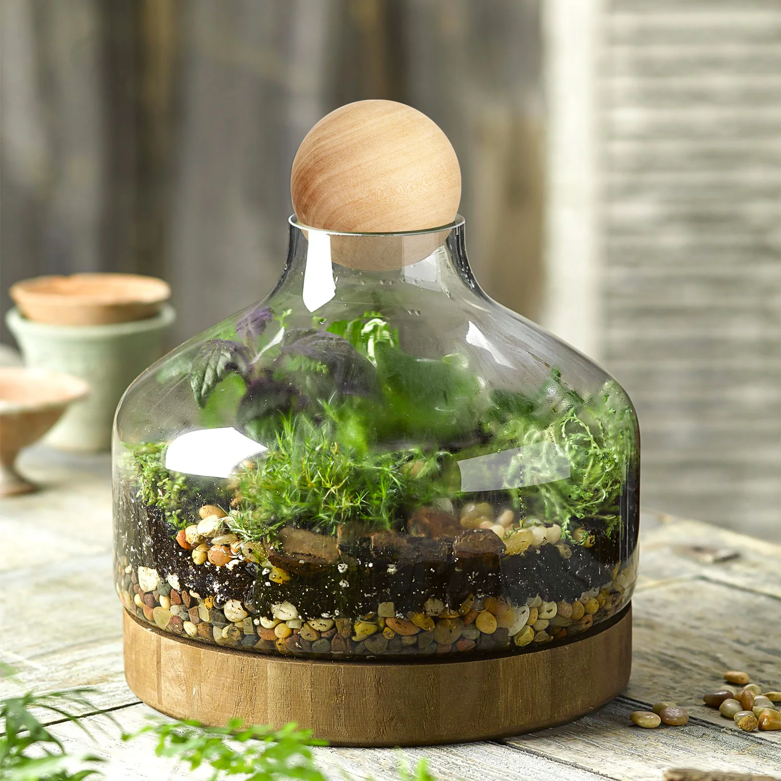 

Unfinished Wooden Craft DIY Solid Round Beads Creative Decoration Accessories Painting Smooth Surface Natural for Home