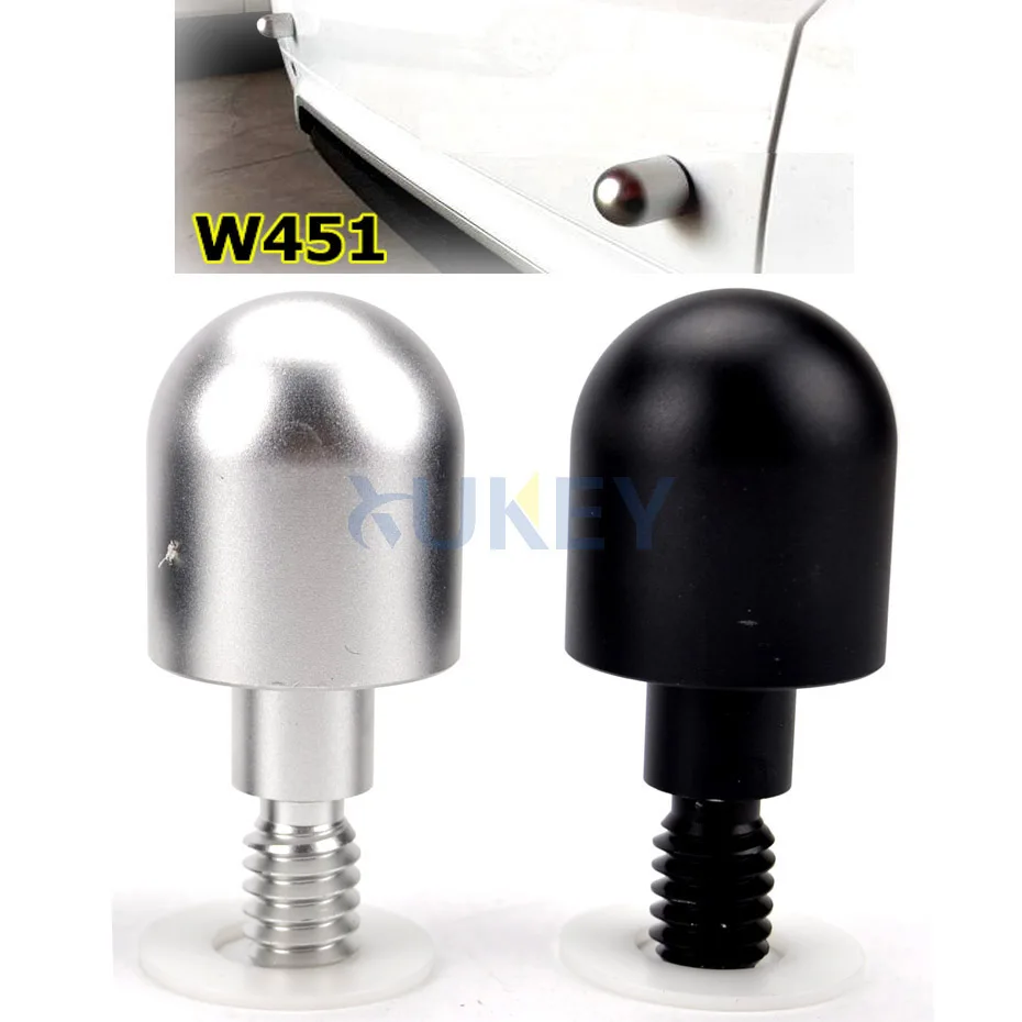 Car Rear Bumper Spike Guard Protector for Benz SMART Fortwo W 451 W451 2008 2009 2010 2011 2013 2014 Anti Collision clips