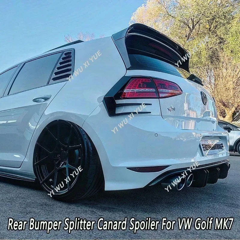 

For VW Volkswagen Golf 7 Golf 7R GTI GTD Golf VII MK7R 2012-2016 Car Rear Bumper Air Knife Tail Light Knife Modification Styling