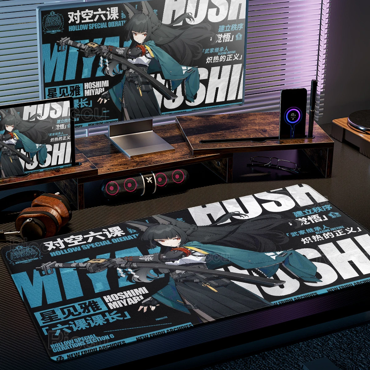 New ZZZ Gaming Mouse Pads Aesthetics Zenless Zone Zero Character Pattern Keyboard Desk Mats Anime Style Locking Edge Rubber Rugs