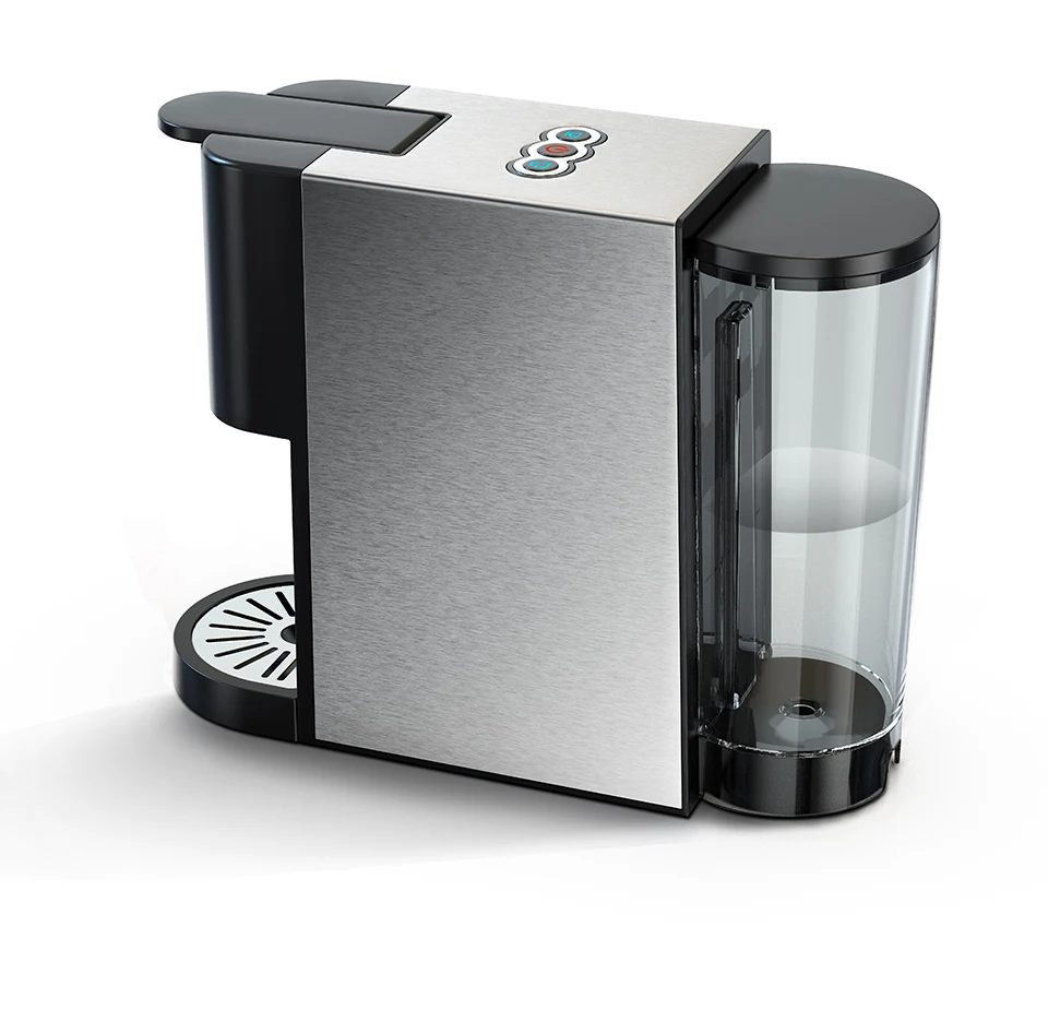 HiBREW Kaffeemaschine 5in1 Espresso mit mehreren Kapseln Dolce Milk&Nespresso&ESE Pod&Pulver Kaffeemaschine Edelstahl Metall H3A – Detail 6