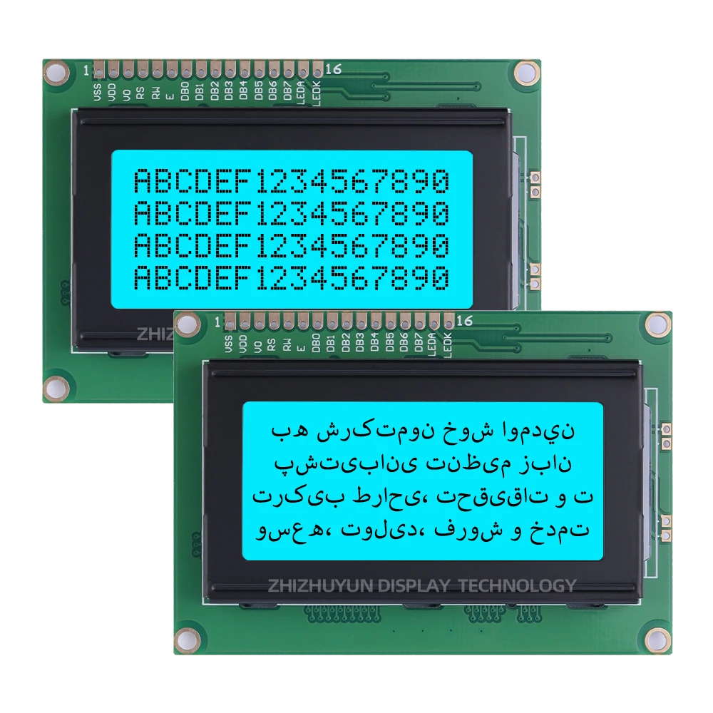 Lcd 1604a farsi Zeichen anzeige orange hells ch warzes Wort aip31066 Controller 3,6 Zoll Multi-Zeichen-Bibliothek