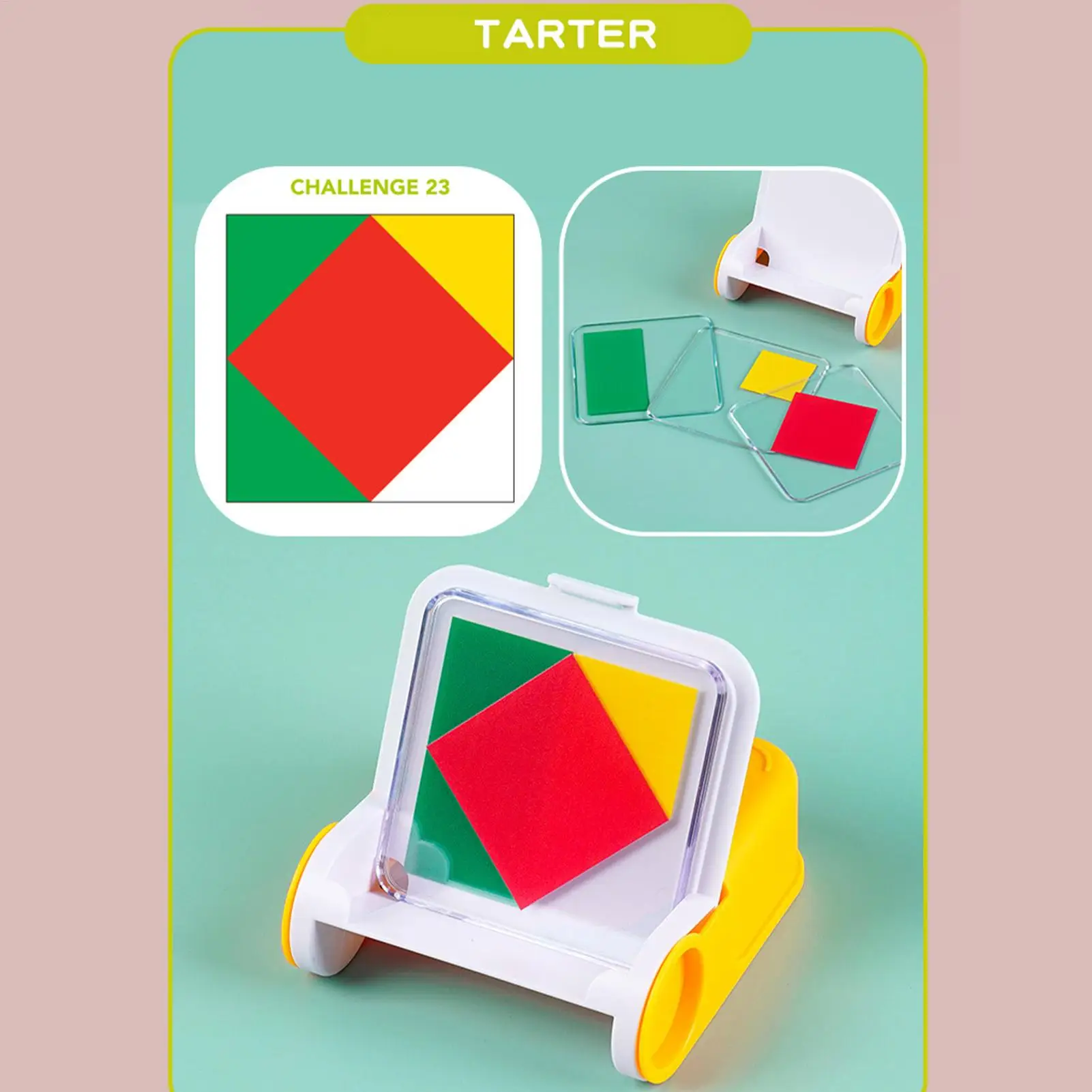 Quebra-cabeças geométricos para viagens, blocos de padrão de jogo de tabuleiro geométrico, formato colorido, brinquedos para escolas, viajando, creche