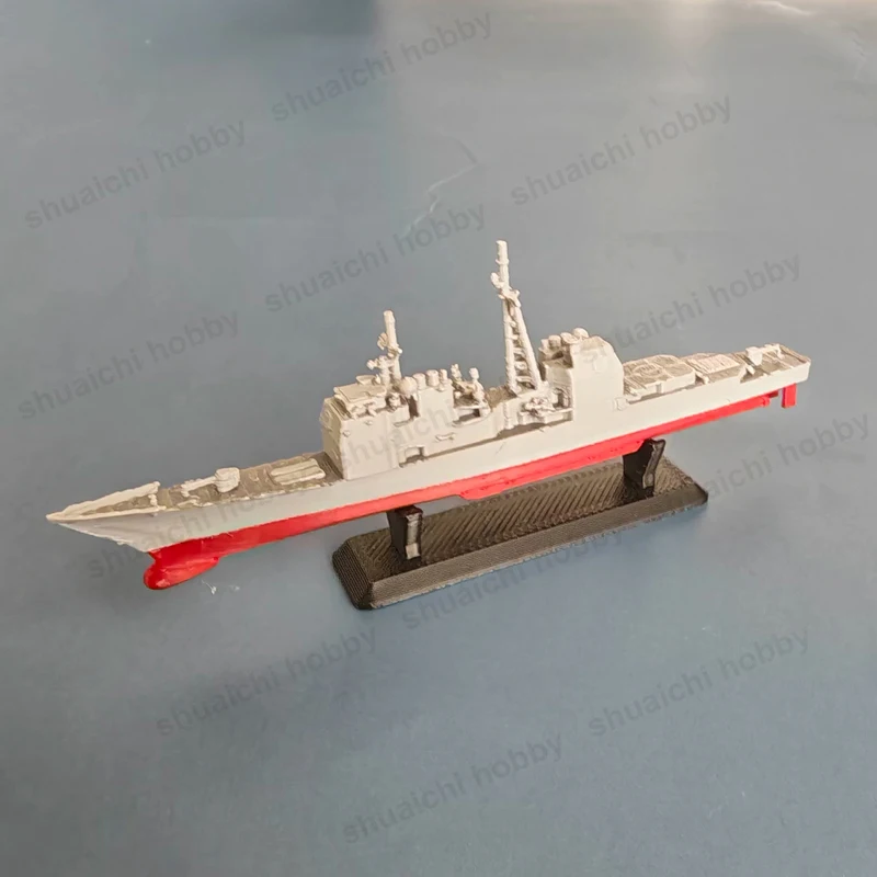 1PC 3D Printed Ticonderoga Class Guided Missile Cruiser Model 1/2000 Scale Warship Full-hull/Waterline Type for Hobby Collection
