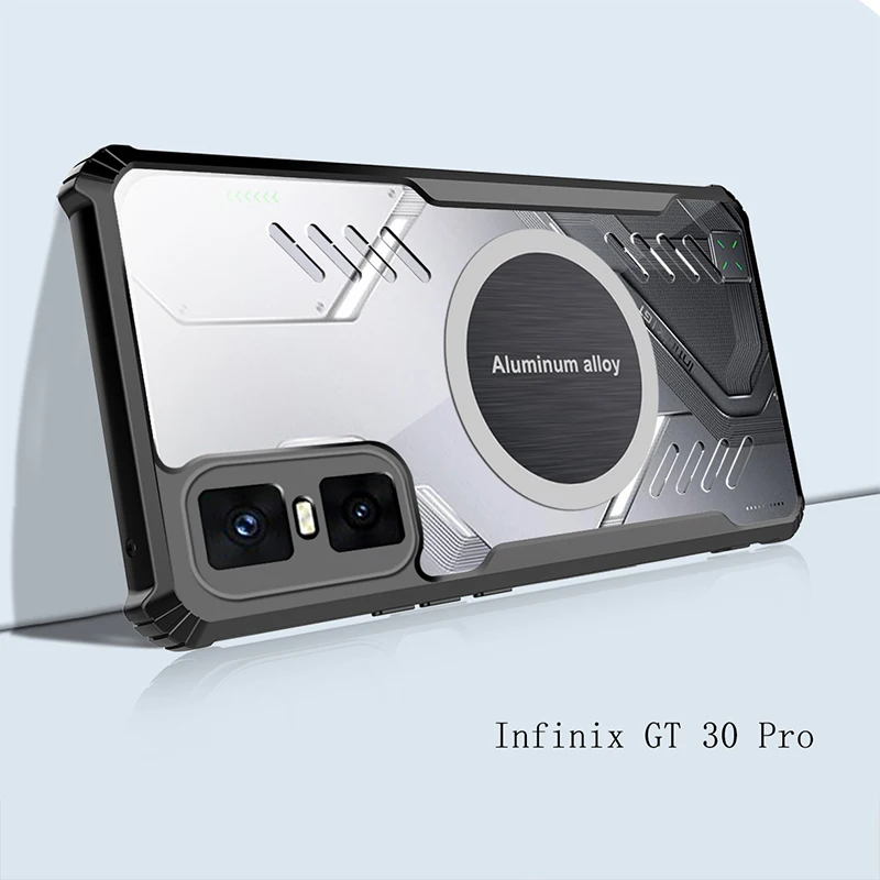 Pour infinix GT 30 Pro étui graphène Dissipation thermique protection Anti chute Esports pour infinix GT 20 10 Pro couverture NO.01
