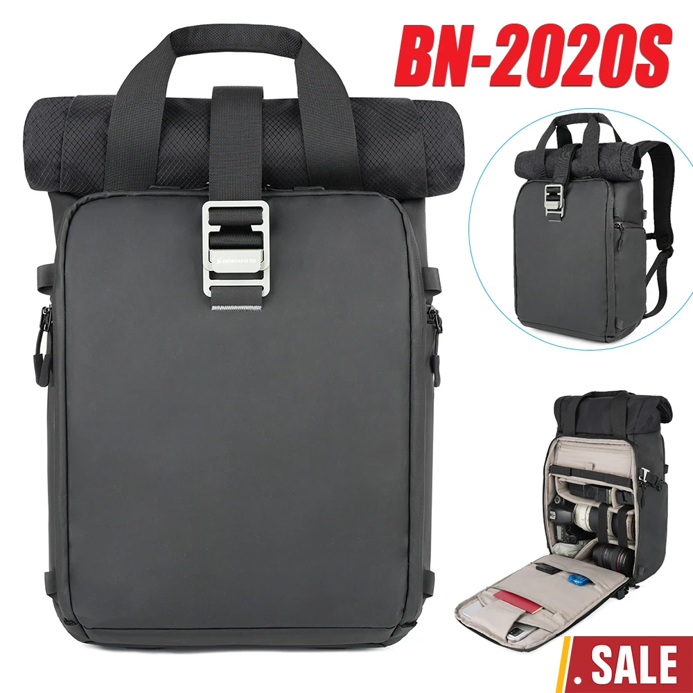 Camera Backpack 16L Large Capacity Photography Backpack Waterproof Professional  Besnfoto BN-2020S for Tripod/DSLR/Canon/Sony