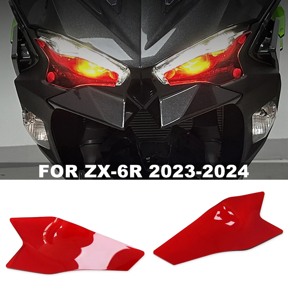 

Для Kawasaki Ninja 500 Ninja 500 2024, передняя фара мотоцикла, защита экрана, крышка объектива, защитный щит