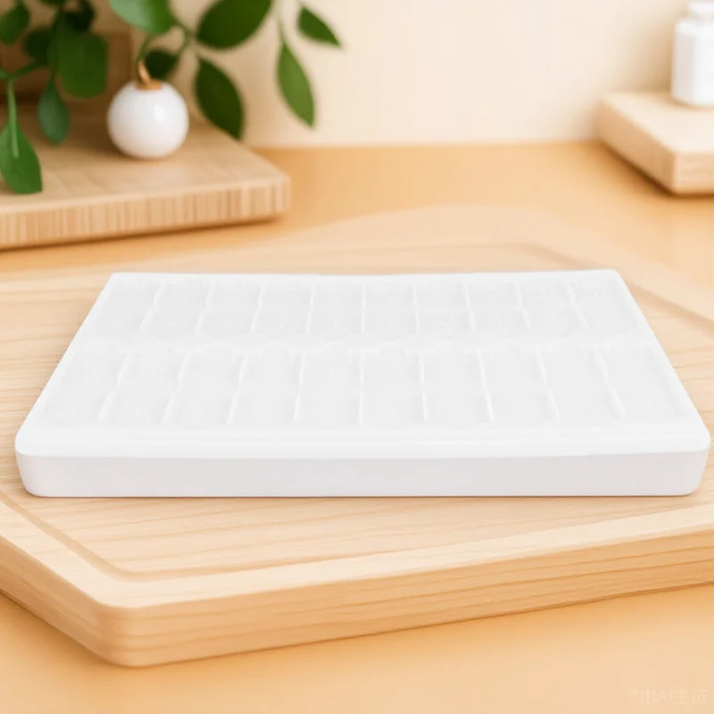 

Microscope Slide Tray 20 Capacity PP Material Durable Sleek Design Easy Cleaning Lab Storage Board Microscope Slide Tray