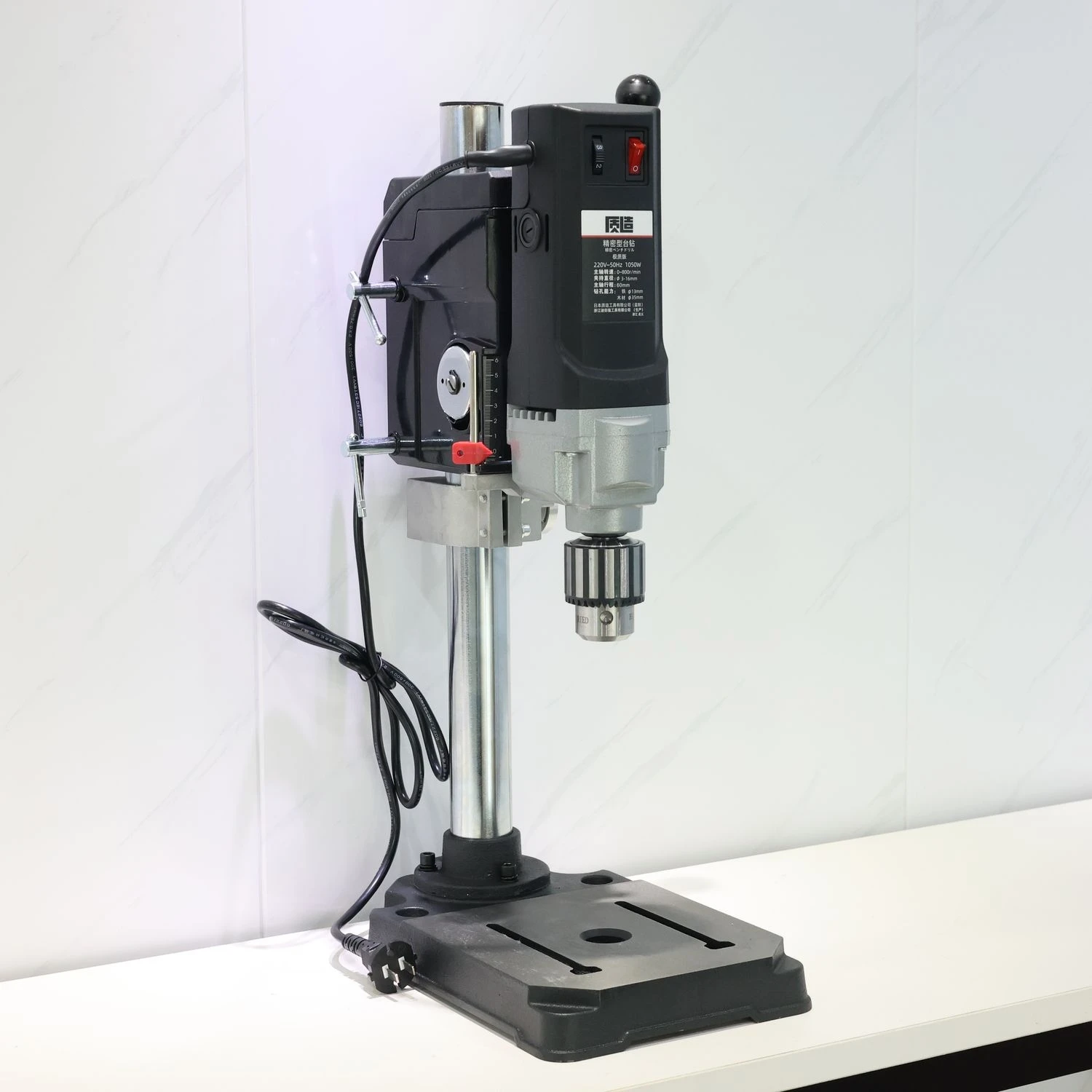 

1050W Bench Drill Press Drill Press Precision Table Drilling Machine Portable Benchtop Driller Wooden Jade DIY Crafts Drill Tool