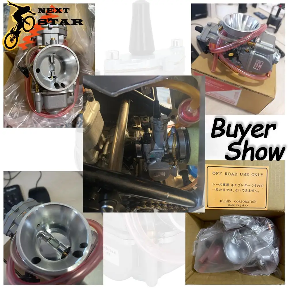 For Yamaha Suzuki Honda 75-250cc Universal For KOSO PWK 28 30 32 34 2T 4T For Keihin Mikuni Carburetor Carburador With Power Jet