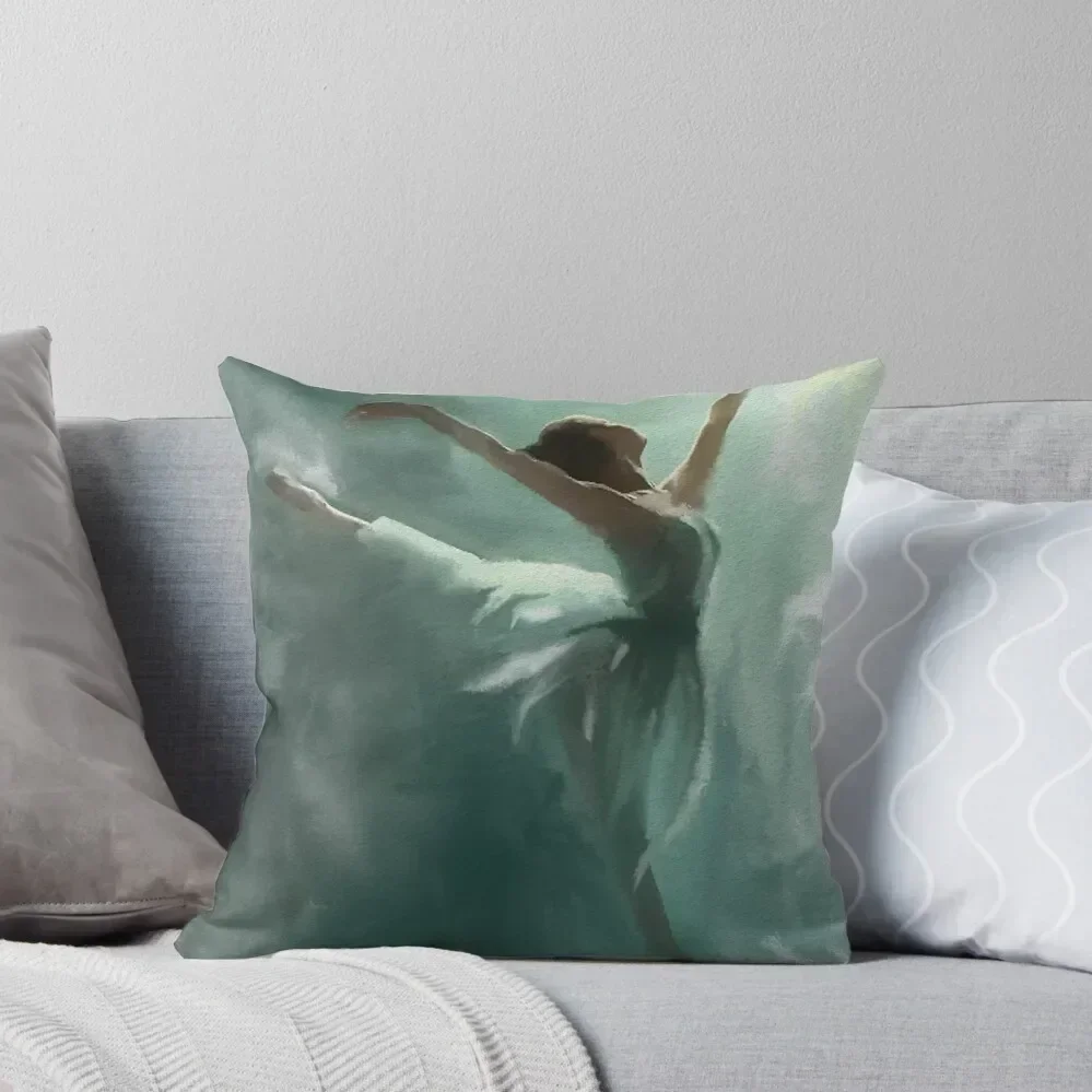 Ballerina Throw Pillow pillows decor home bed pillows pillow