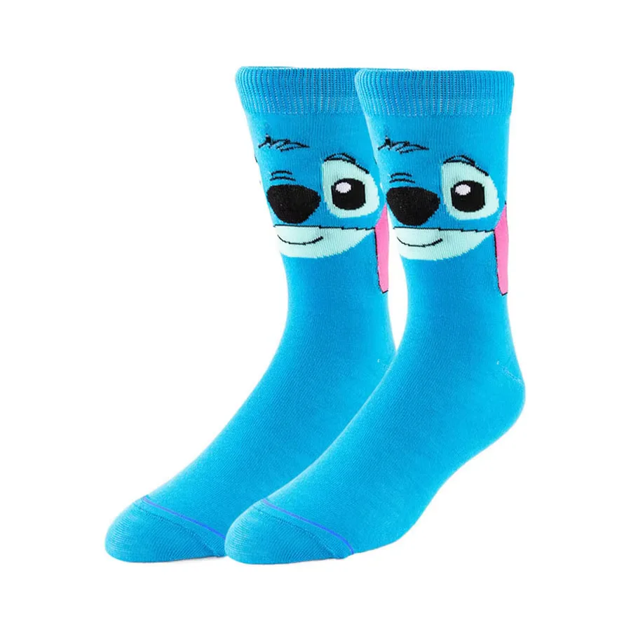 1/5Pairs Potdemiel الجدة مضحك أنيمي الجوارب الرجال النساء الكرتون الهيب هوب الشارع موضة عادية طاقم الجوارب