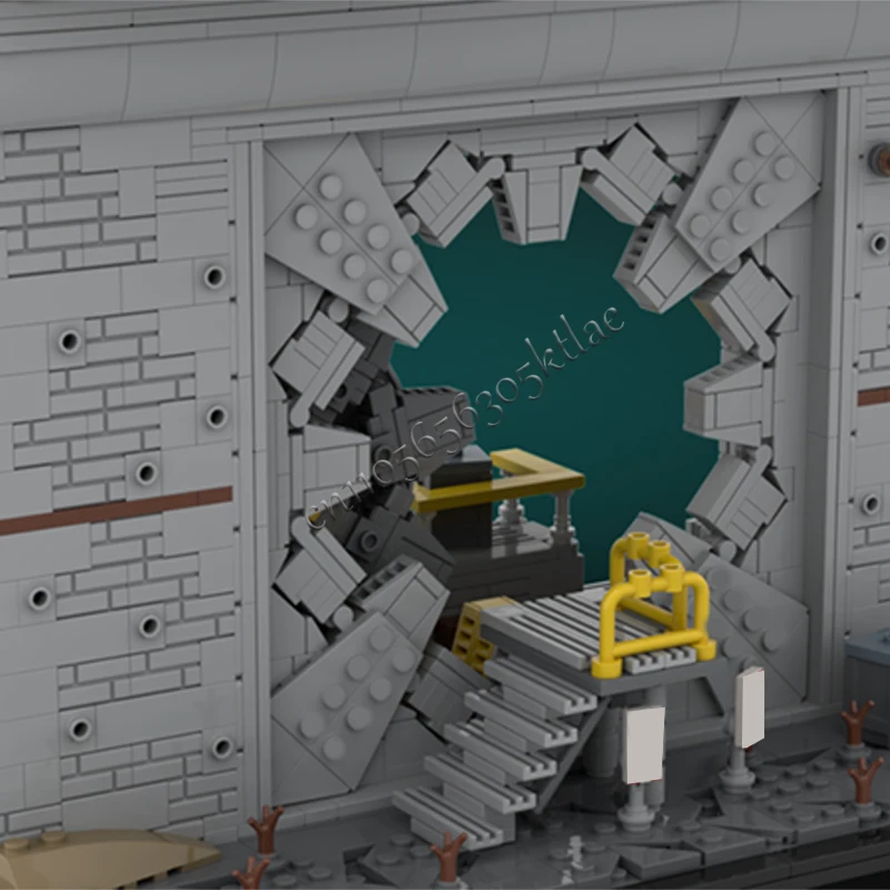 2837 PCS City Street Scene Shelter gate MOC Personalizza Modello di blocco modulare Semplice mattone Bambini Regalo giocattolo di Natale fai da te