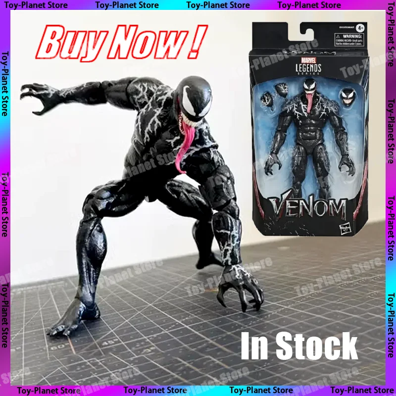 [In Stock] Original Marvel Legends Spiderman Venom Carnage Movie Series Spider Man Venompool Anime Action Figure Gifts Toys