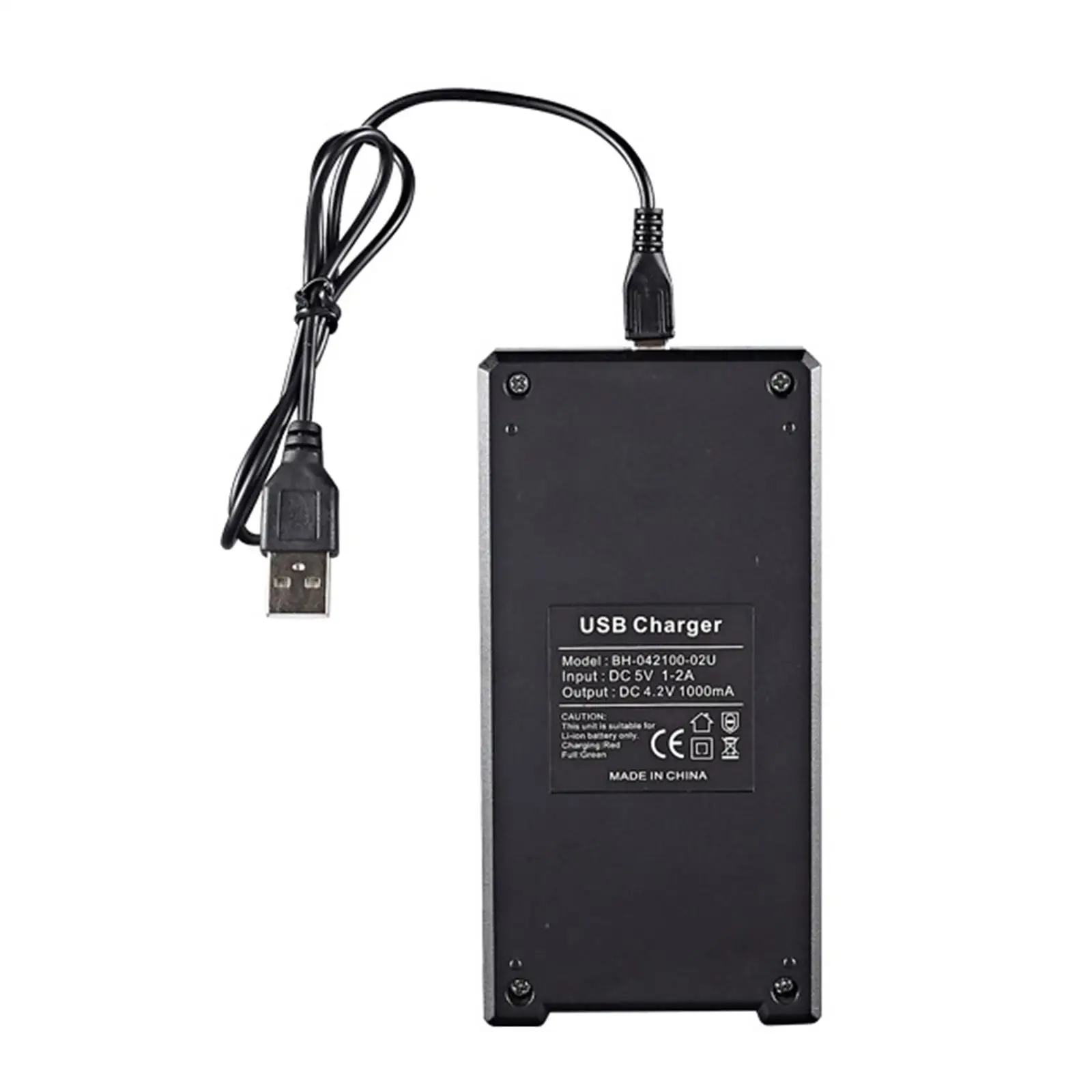 3.7V 18650 Li-Ion Batteries USB Charger Fast Charger Multi-Safety Protection Accessories for Flashlight, Camera 3.7 Volts