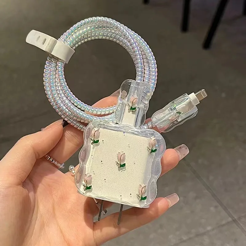 مجموعة حماية البيانات الجديدة 18 وات/20 وات مناسبة لشاحن Apple 15 لهاتف IPhone 14 13 Pro Max12 شحن سريع 11 حافظة واقية #6