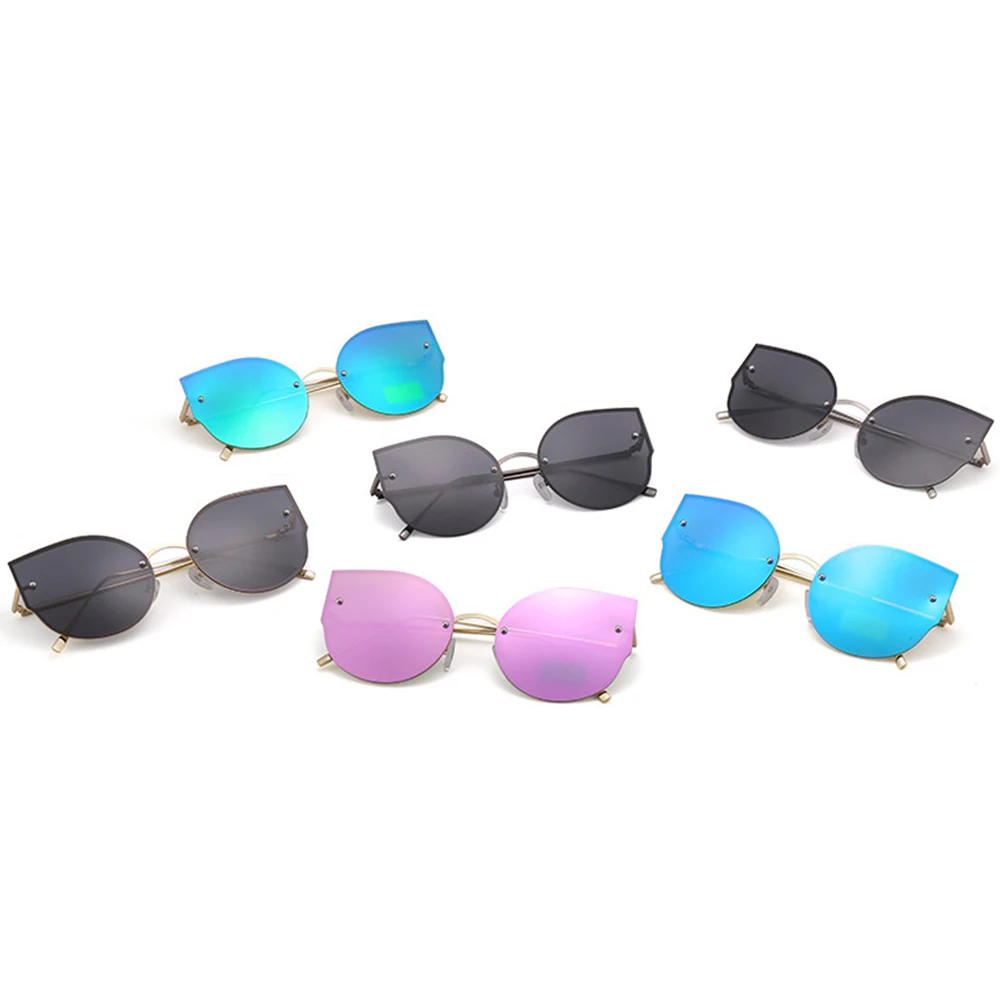 Sunglasses for Woman Men Unique shaped Sun Glasses Showcasing Individuality Alloy Frame