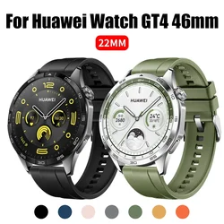 22mm Silicone Sport Strap For Huawei Watch GT4 46mm/GT Runner/Watch4 Watch3 GT3 GT2 Pro Ultimate Watchband