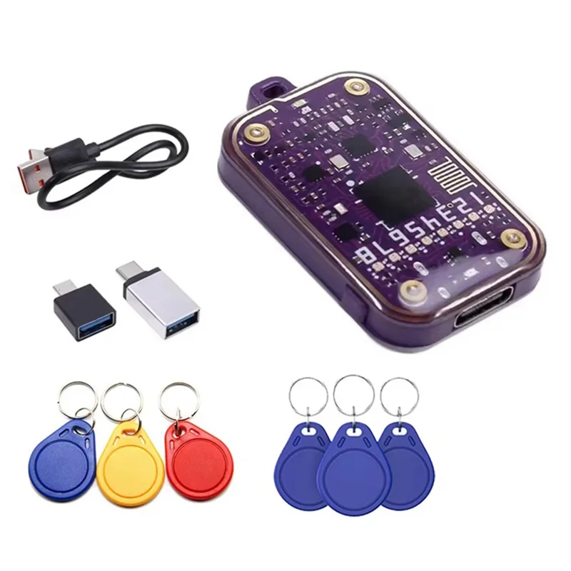 B27B RFID Smart Card Reader Chameleon Ultra Smart Card Emulator EM125KHZ IC 13.56Mhz ถอดรหัส RFID Writer IC ID Tag Duplicator