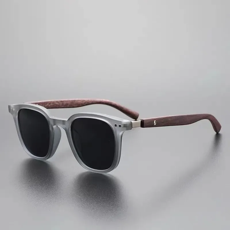 New Men Vintage Wooden Frame Sunglasses Classic Men's Sun Glasses UV Protection Driving Eyewear Outdoor Shades Goggles