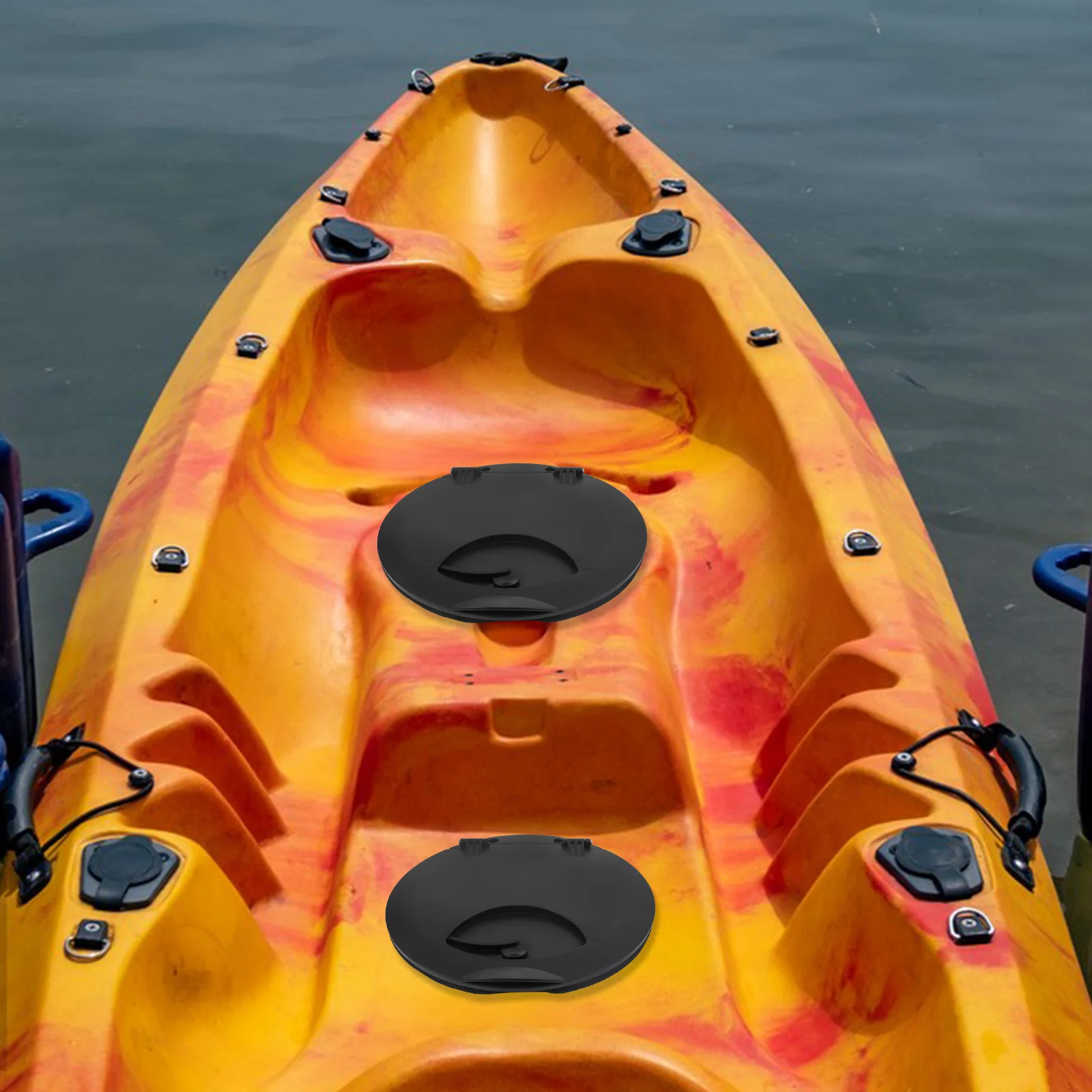 

ABS Waterproof Marine Hatch Lid Round Sealed Kayak Storage Cover Rear Deck Access Boat Hatch Cover Yacht Gear Kayak Hardware