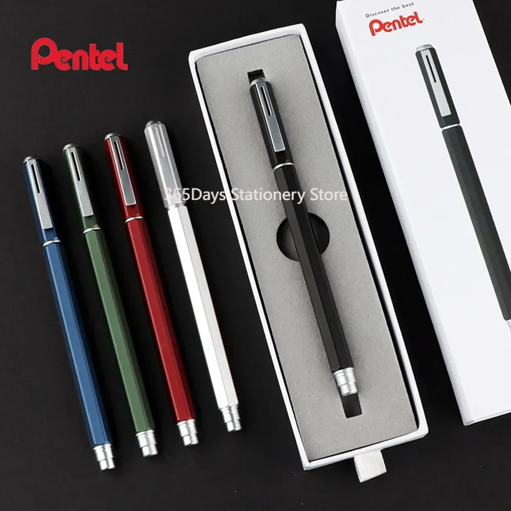 New Original 1Pcs Pentel Gel Pen 0.5mm BLN665 Metal Needle Tip Office Signature Pen Student Exam with Quick Dry Water Pen