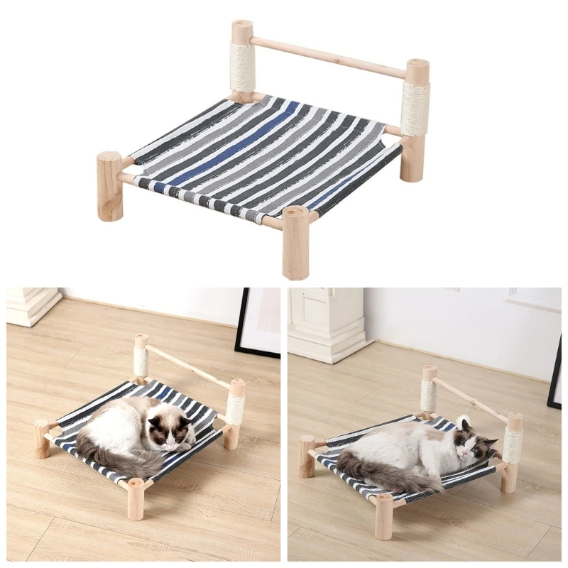 Small Bed Replacement Cushion Dog Elevated Bed Replaceable Cloth Breathable Sleeping Bed Scratchproof Sheet Cloth