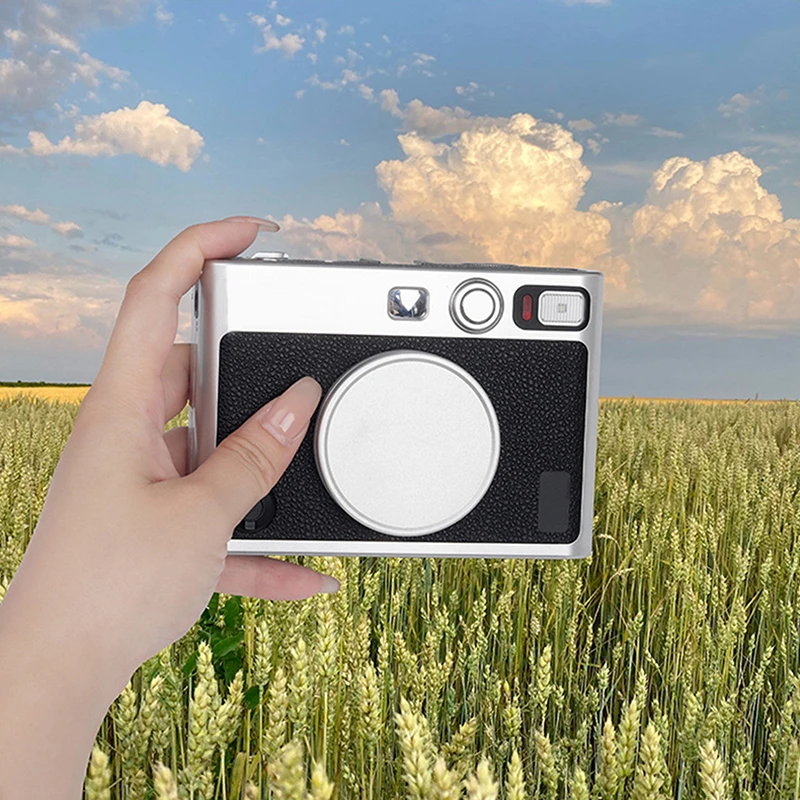 1Pc Instant Camera Dustproof Lens Cap For Instax Mini EVO Aluminium Alloy Instant Camera Lens Cover Protective Hood view 5
