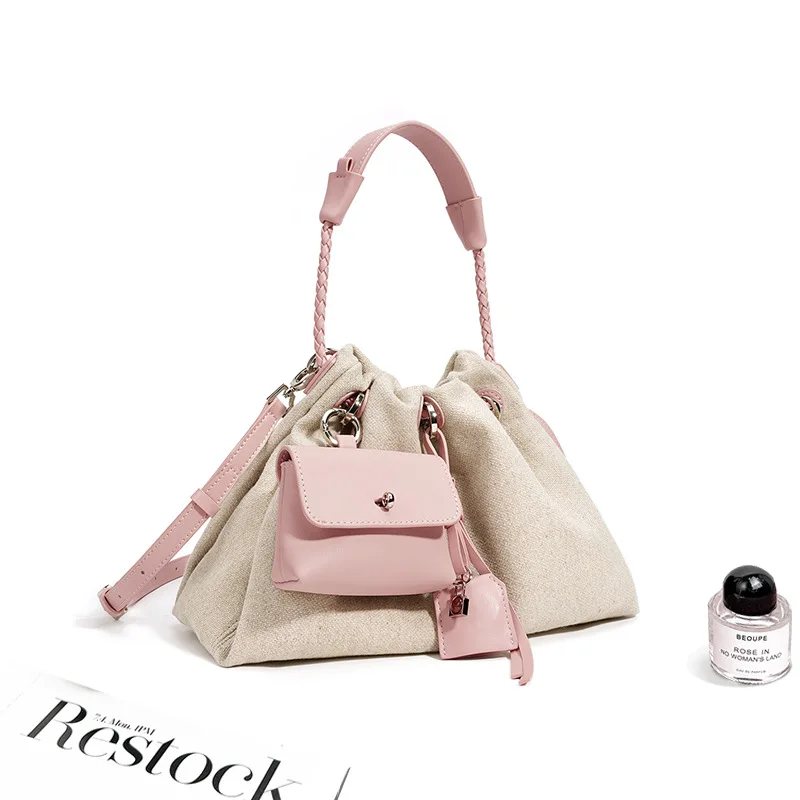 

Fashion Women's Denim Handbag Minimalist Crossbody Messenger Lady Pouch Design Tote Shoulder Bag Spring Summer 2026 Collection