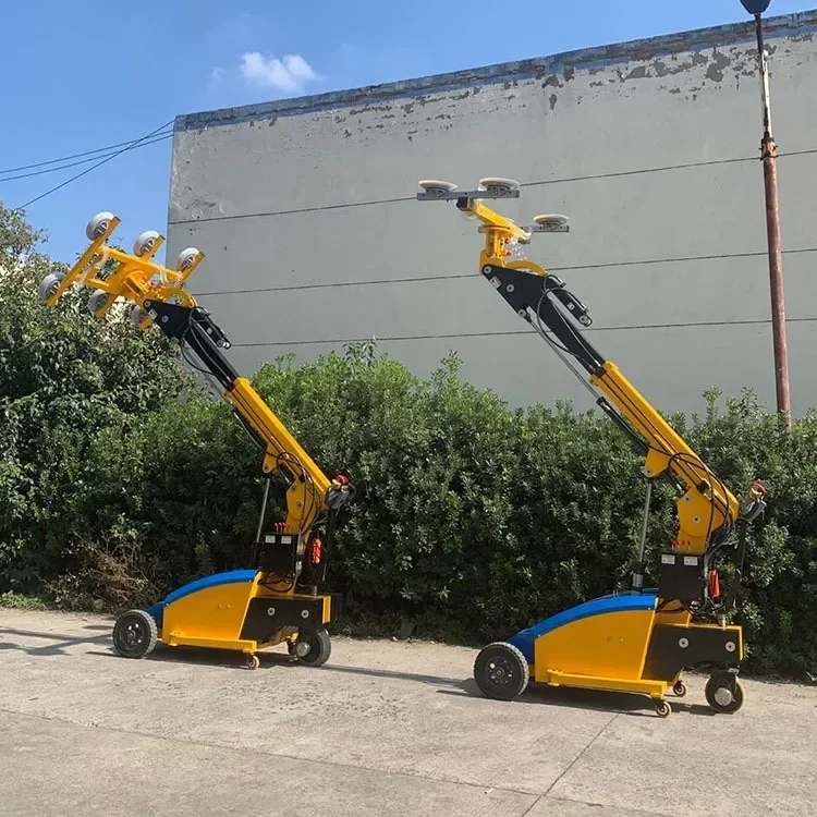 YG Customized 200kg 300kg Mini Small Full Electric Driving Vacuum Lifter Robot For Installing Glass Window And Doors