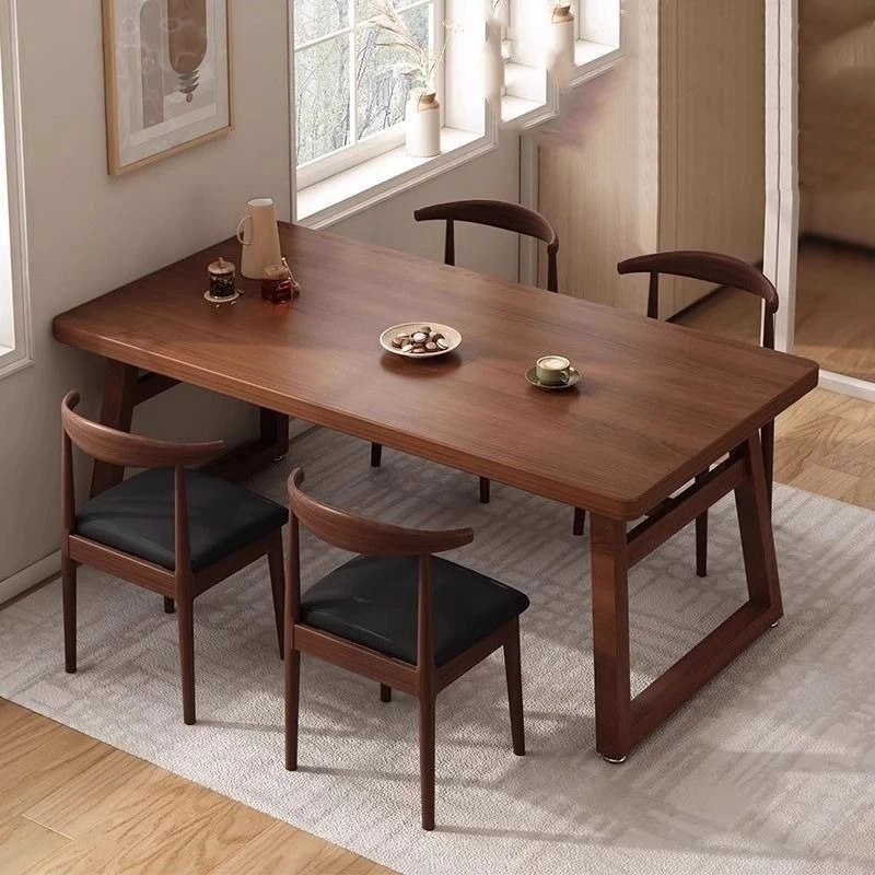Household Kitchen Dining table modern living room one table four chairs combination Lightweight mesa comedor 4 sillas Furniture