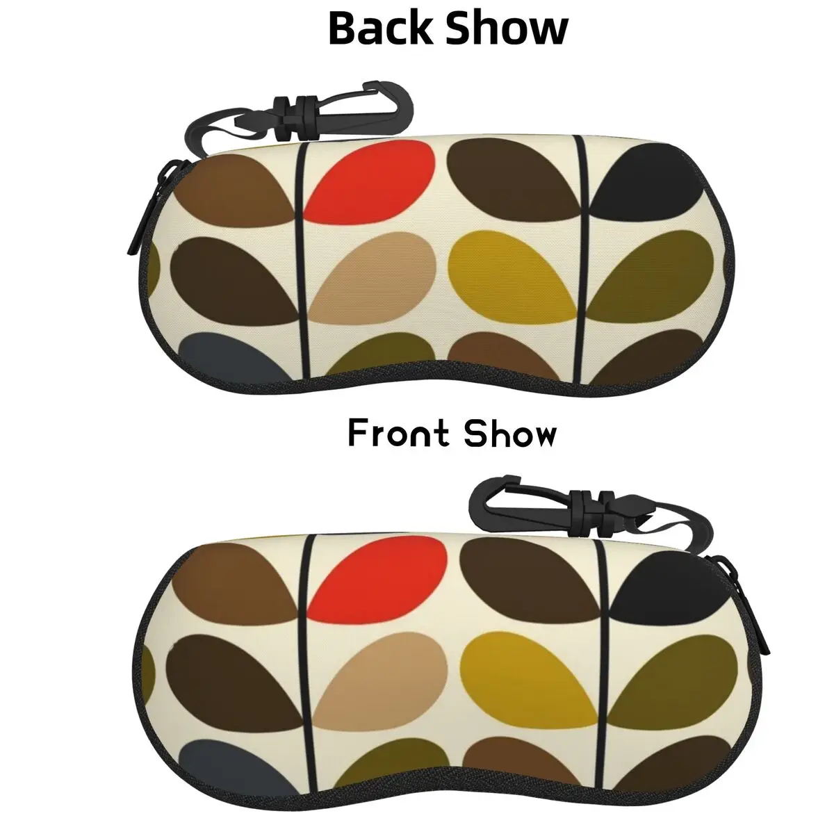 

Orla Kiely Flowers Colorful Shell Glasses Case Protective Sunglasses Box Women Men Soft Eyeglass Bag Pouch