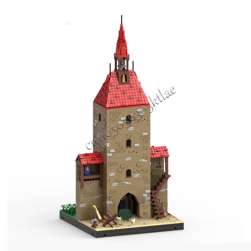 2346 pièces maison rue horloge porte MOC personnaliser bloc de construction modulaire brique technologie modèle éducatif bricolage assemblage jouet cadeau