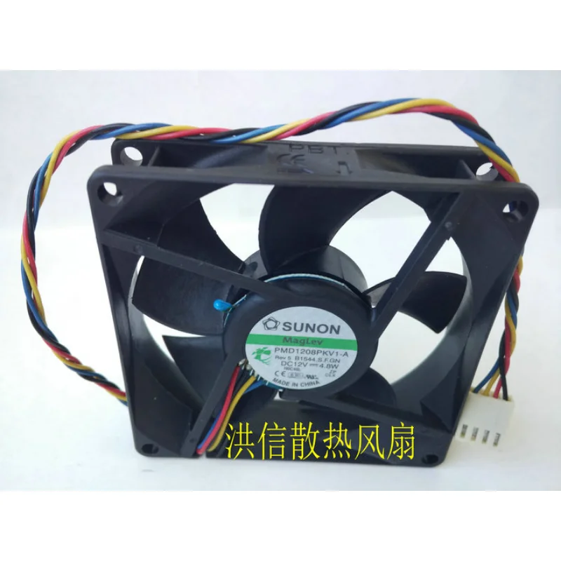 New Cooler Fan For SUNON PMD1208PKV1-A DC 12V 4.8W PWM Temperature Controlled Cooling Fan 8020 80*80*20mm