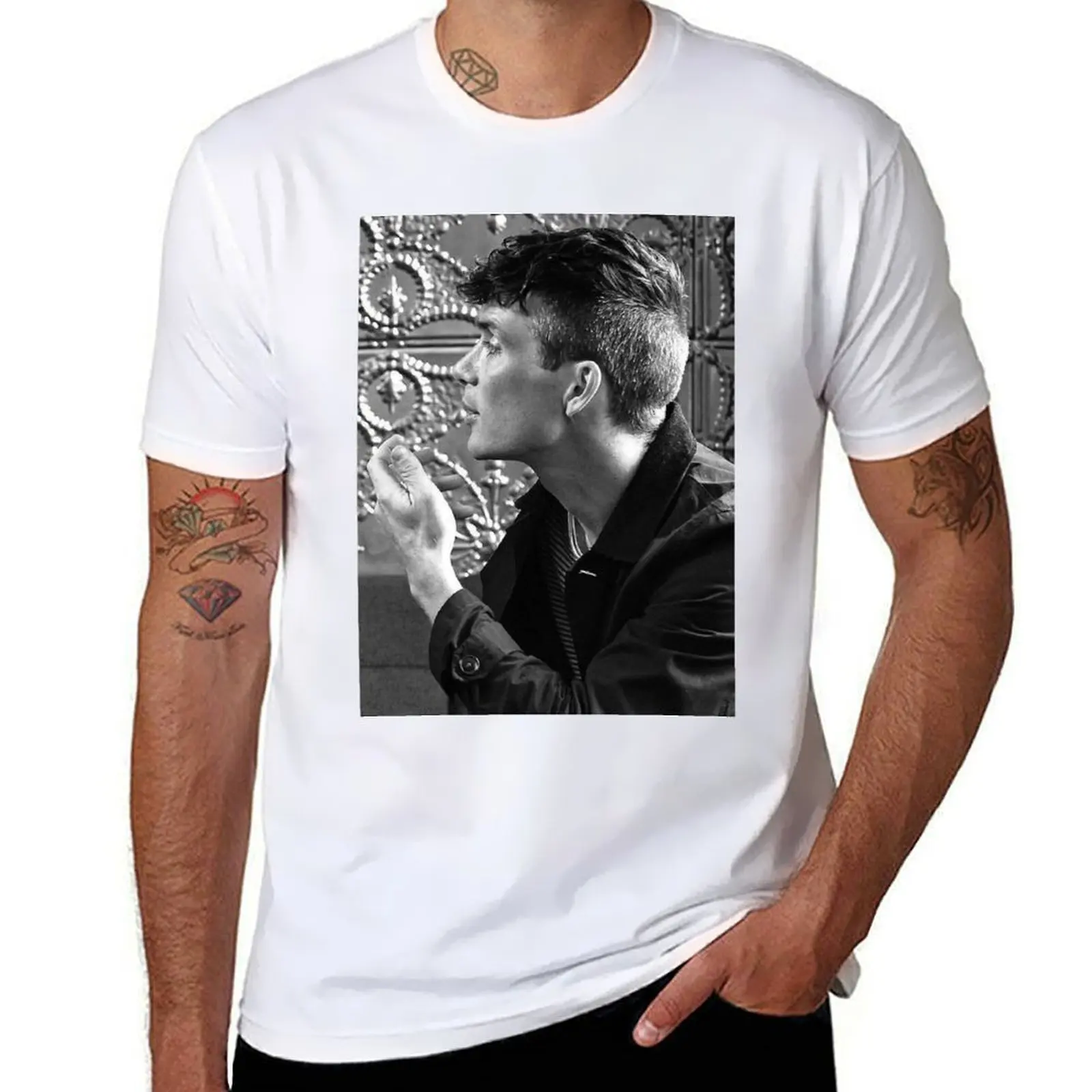 

Cillian Murphy T-Shirt t shirt man cotton g man t shirts for men T-Shirt