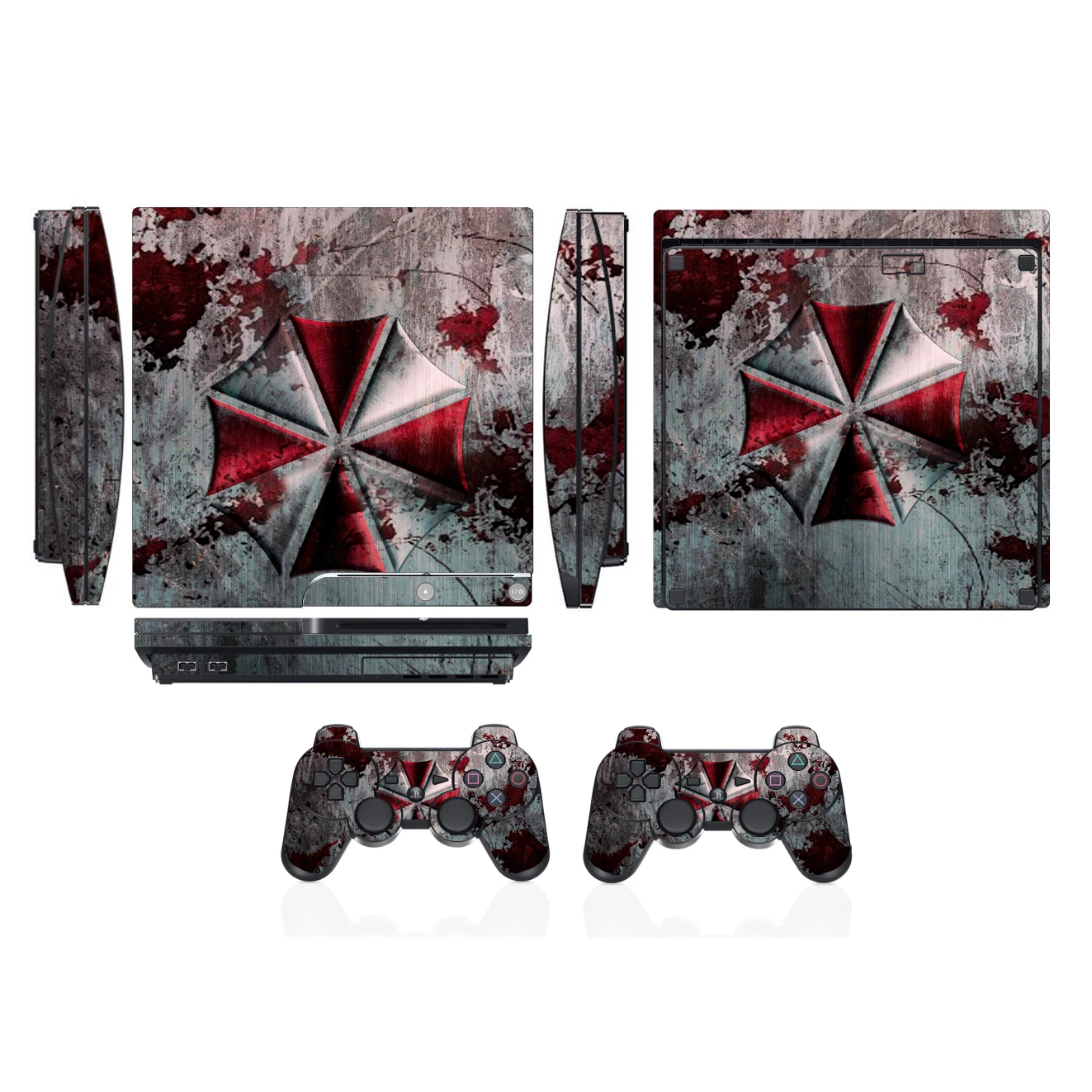 2901 Vinyl Skin Sticker Protector for Sony PS3 Slim PlayStation 3 Slim and 2 controller skins Stickers