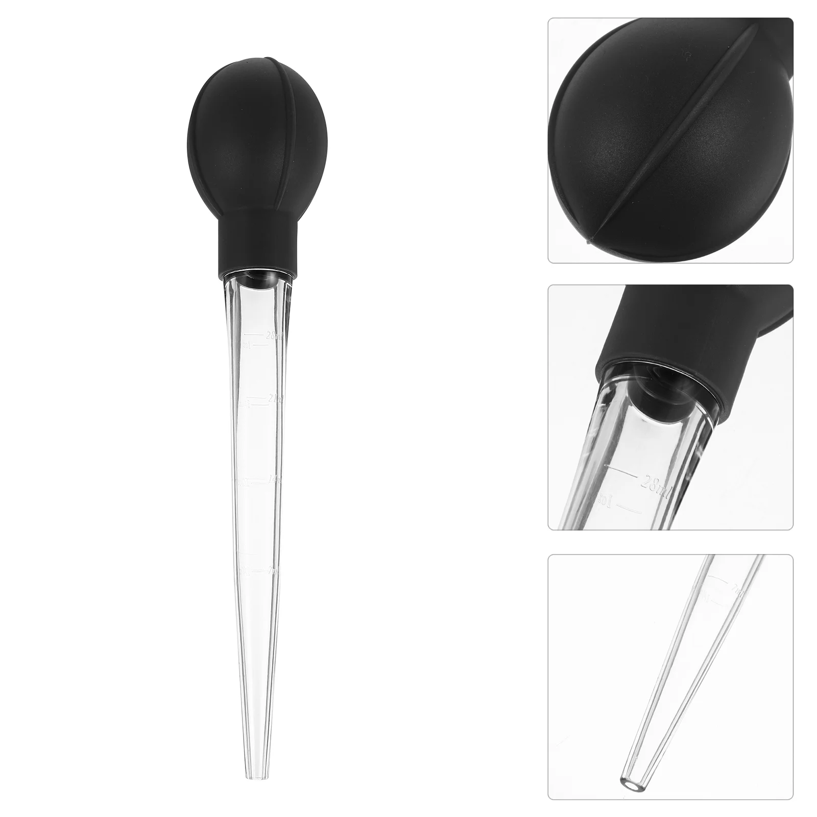 Imagem -02 - Mini Pipeta de Bolo com Medidas Squeeze Transfer Pipettes Palha de Absorção de Óleo Conta-gotas de Comida Líquida Ferramenta de Cozimento