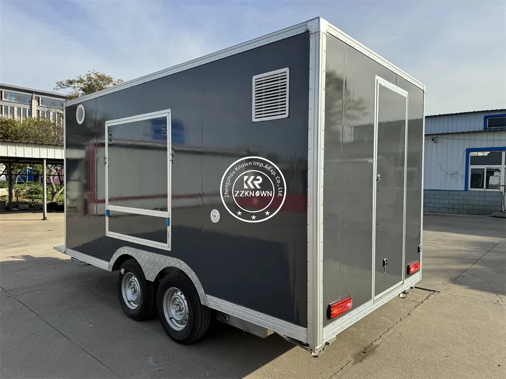 Catering Truck Ice Cream Cart Fast Food Truck Mobile Kitchen Coffee Kiosk Fully Equipped Food Trailer Hot Dog Cart