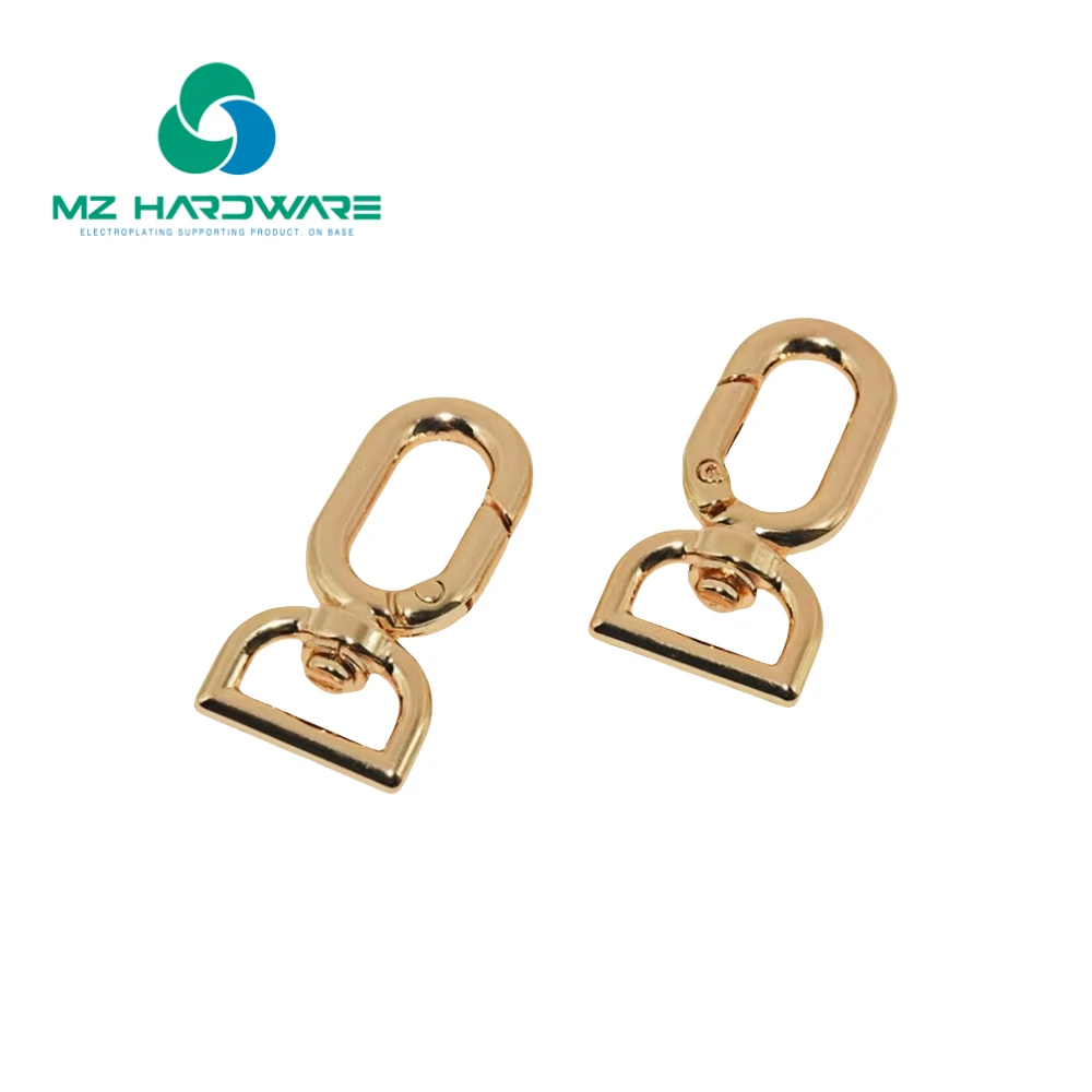 

MZhardware 1 Pcs Wholesale Durable Metal Spring Snap Hook Carabiner Key Ring Buckle for Outdoor Gear Bag Strap Accessories