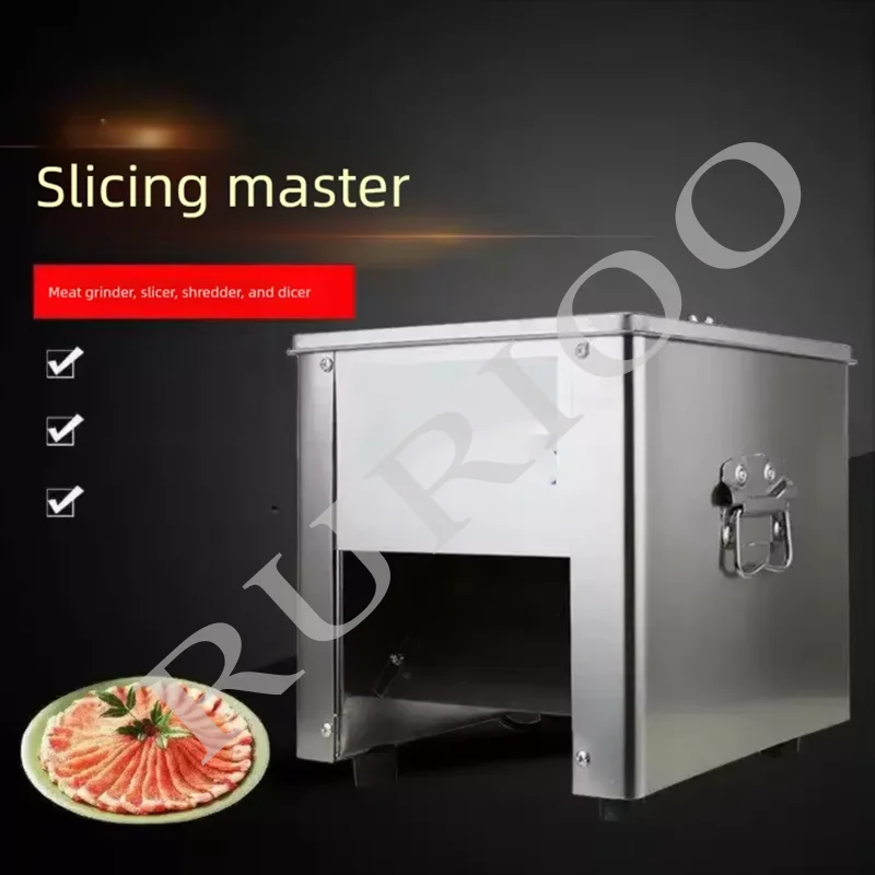 Commercial Stainless Steel Shredder Section Dice Meat Cutter Seaweed Mushroom Machine New Portable