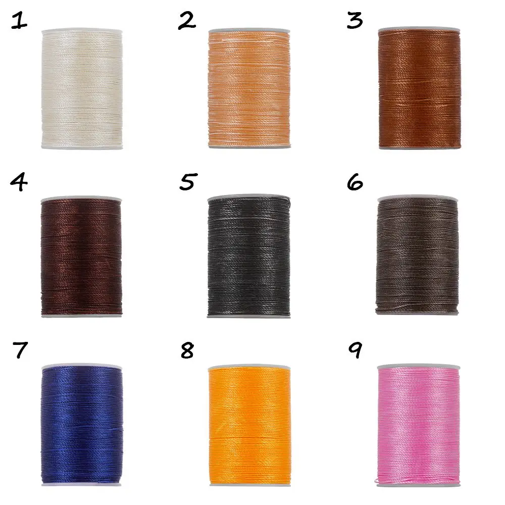 120Meters 0.55mm New Handicraft Leather Tool Cord Stitching Sewing String Waxed Thread