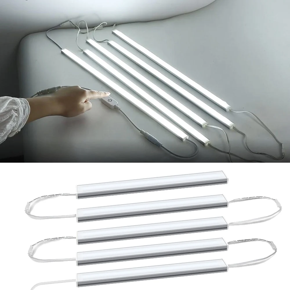 

LED light Strip White /Warm White LED Strip DC 12V Smart Dimmable Touch Sensor Switch 5/6/7W For Room Cabinet Kitchen Lamp