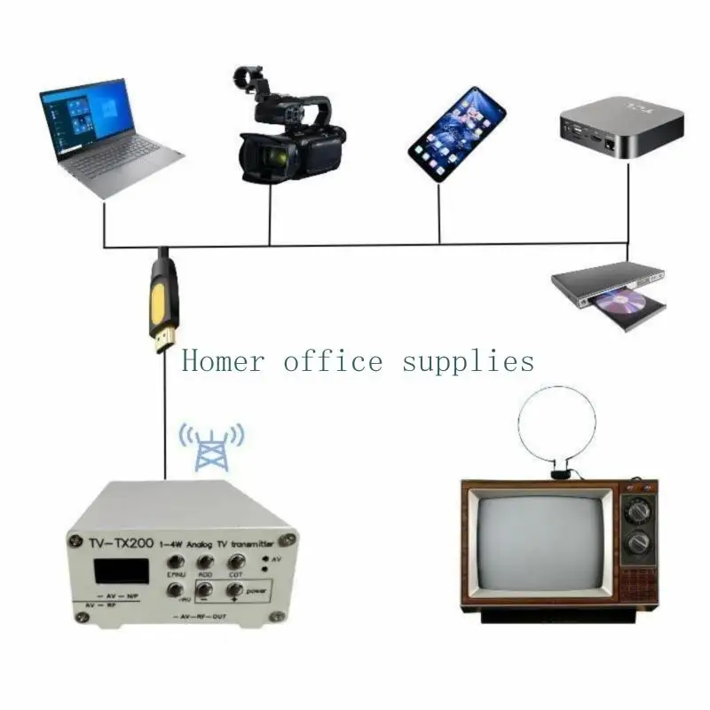 

K43B Powerful Antennae Analog Transmitter Enhances VHF/UHF Channel Transmission for Long Ranging