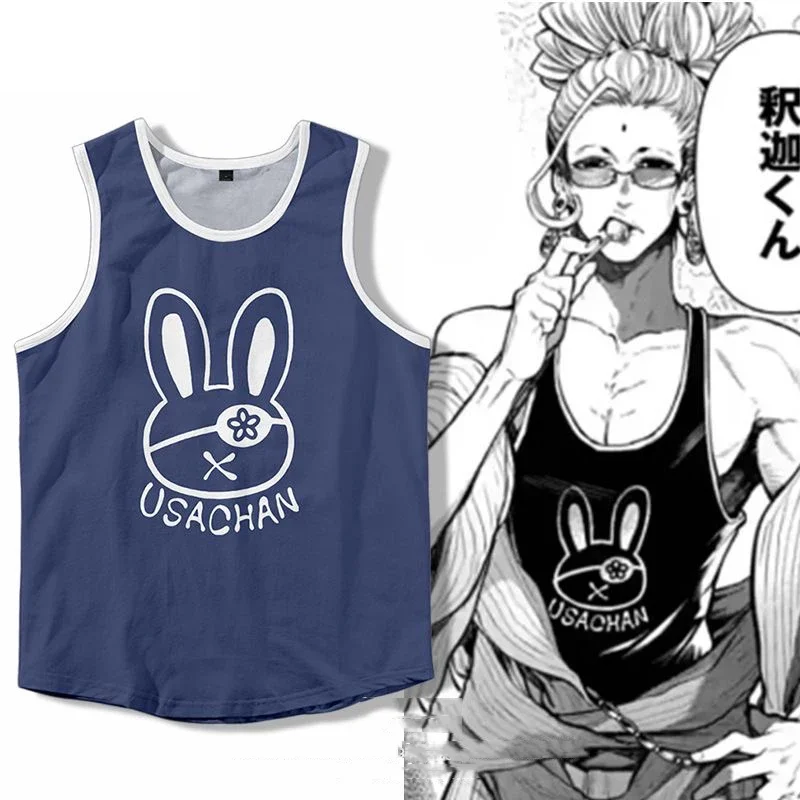 Anime Record of Ragnarok Buddha Cosplay T-shirt and Shorts Haori Costume Set Summer Short Sleeve Streetwear Tops OI8399