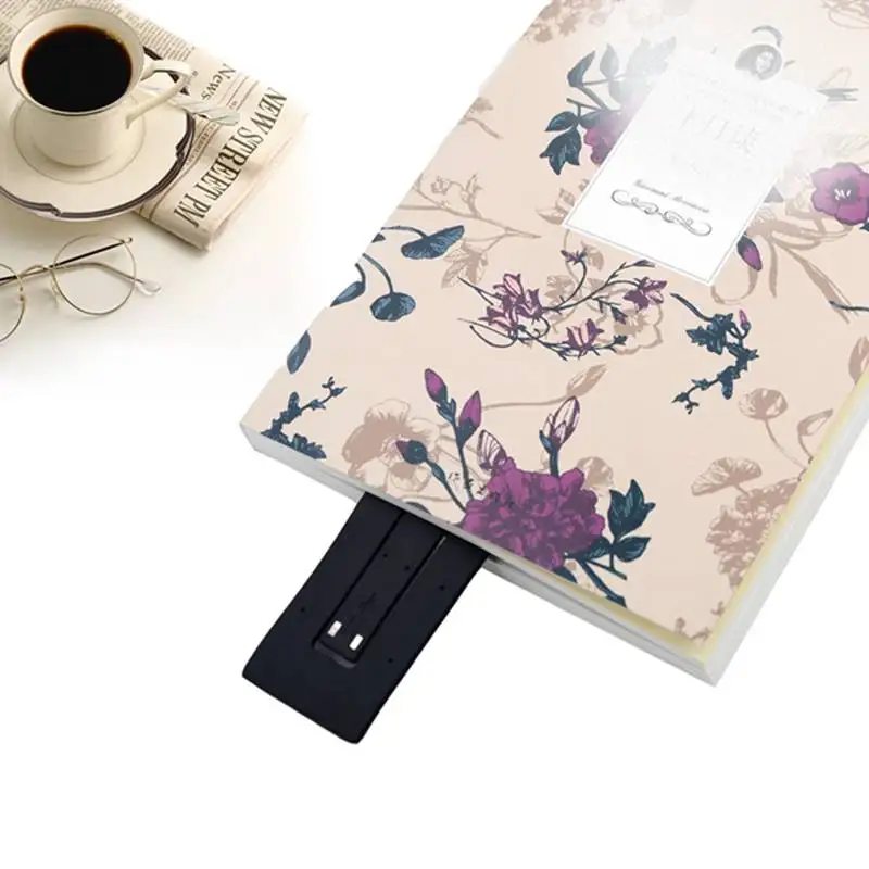 Book Light, LED Clip Reading Lamp USB Rechargeable Tough Switch 4 Levels Adjustable Brightness Flexible-A74P