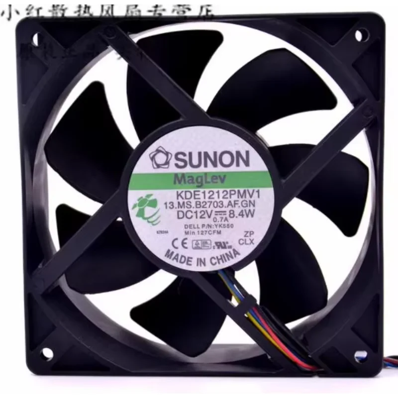

SUNON KDE1212PMV1 DC 12 В 8,4 Вт 120x120x38 мм 4-проводной охлаждающий вентилятор для сервера