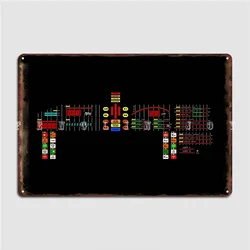 Knight Rider Kitt Dashboard Metal Sign Plaques Designing Cinema Kitchen Wall Tin Sign Poster
